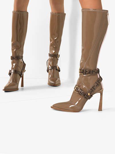 fendi shoes online india|fendi knee high patent boots.